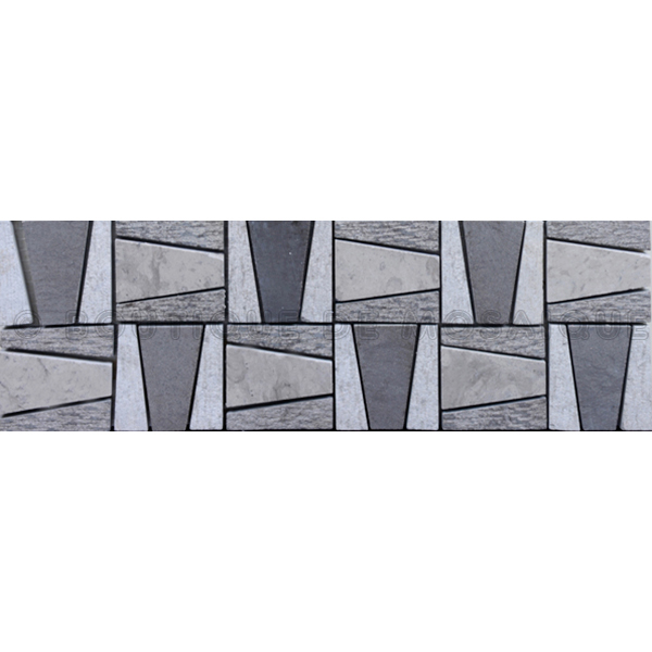 MMF31 frise pyramide gris 5 x 30 cm