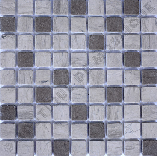 MM3004 mosaïque thala gris - gris foussana avec liquide