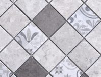 Mosaiques modernes variees (marbres et ceramiques)